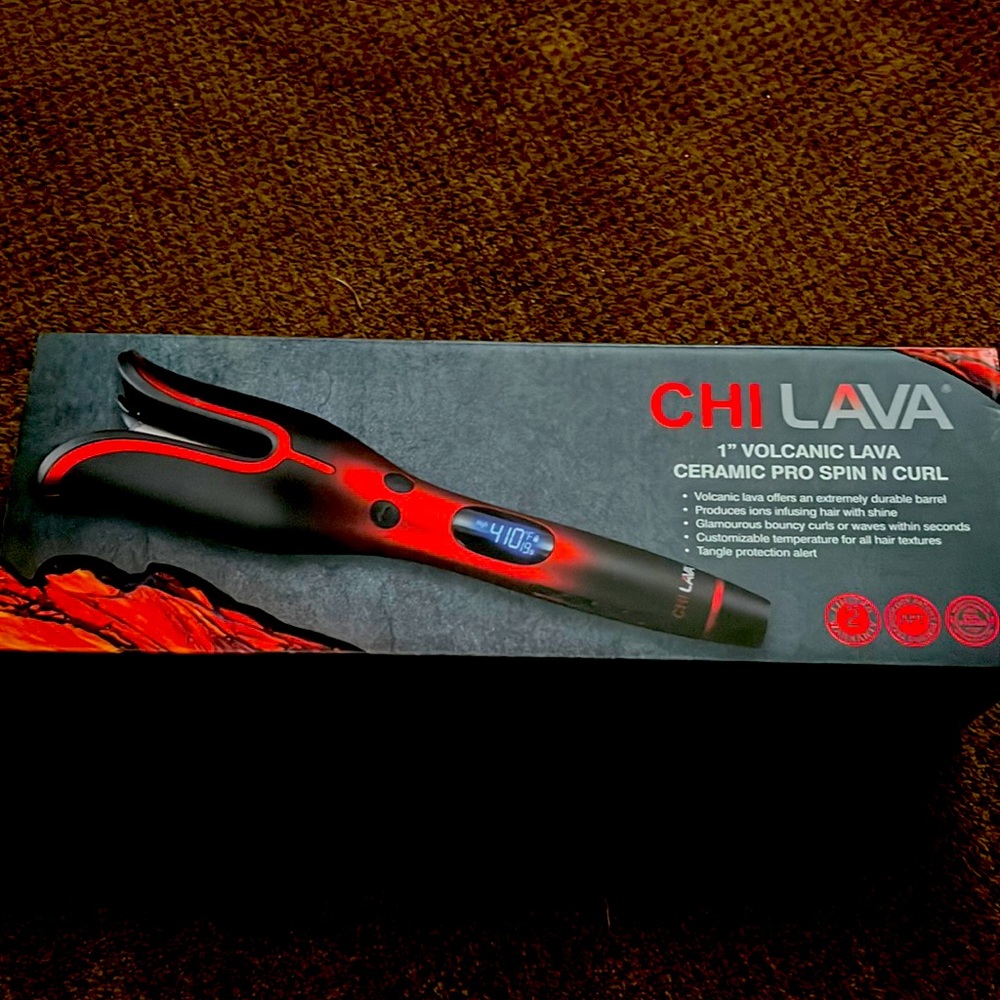 CHI Lava 1” Volcanic Lava ceramic pro spin n curl
